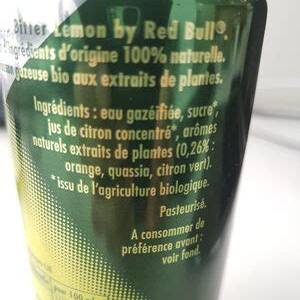 REDBULL ORGANICS BİTTER LEMON